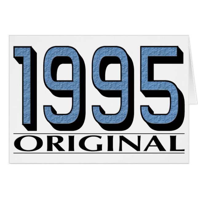 Cartão Original 1995 (Frente Horizontal)
