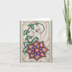 Cartão Original Art Note Card, white envelopes included