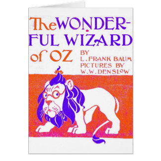 Cartão Original de mágico de Oz