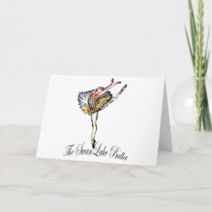 Cartão Original Swan Lake Ballet by Latidaballet!