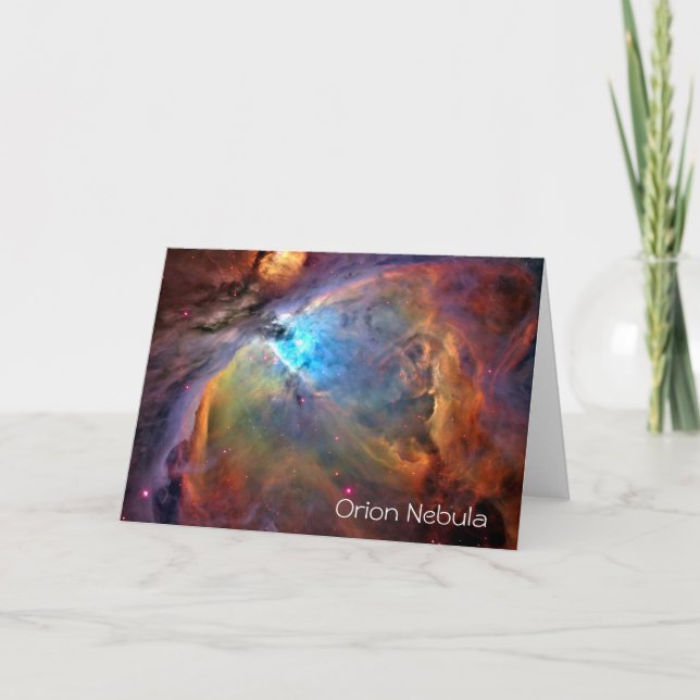 Cartão Orion Nebula Greeting Card Blank Inside (Frente)