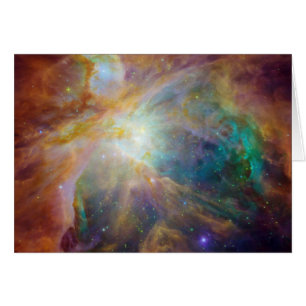 Cartão Orion Nebula Stars Composto