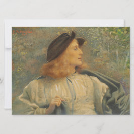 Cartão Orlando (Bela Jovem) (por E.R. Hughes)