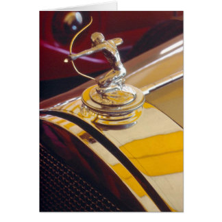 Cartão Ornamento do radiador do arqueiro da Pierce-Seta