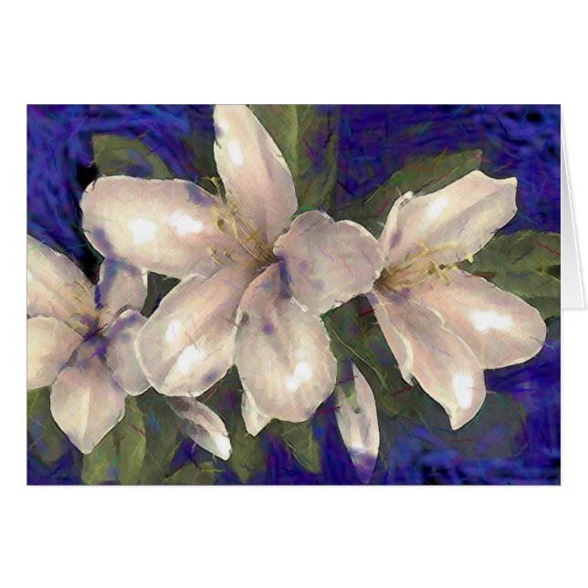 Cartão Orquídea (Frente Horizontal)