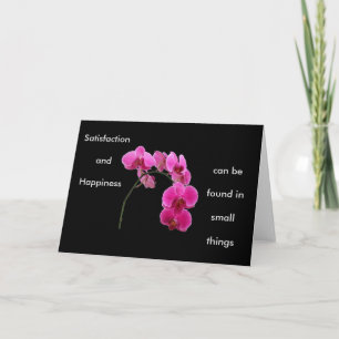 Cartão Orquídea Inspiradora