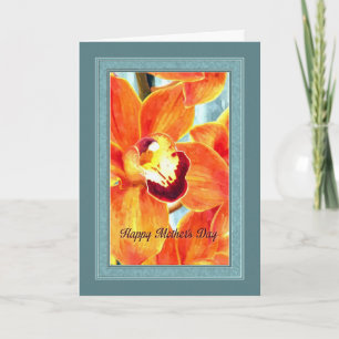 Cartão Orquídea Pintada da Mãe
