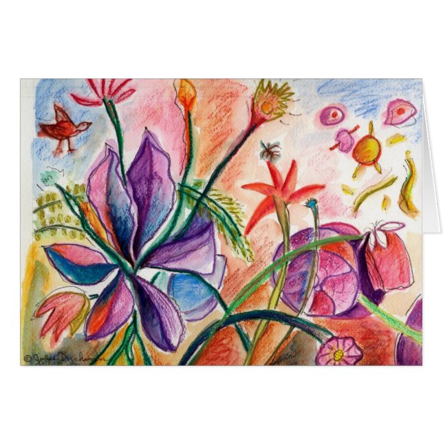 Cartão Orquídeas (Frente Horizontal)