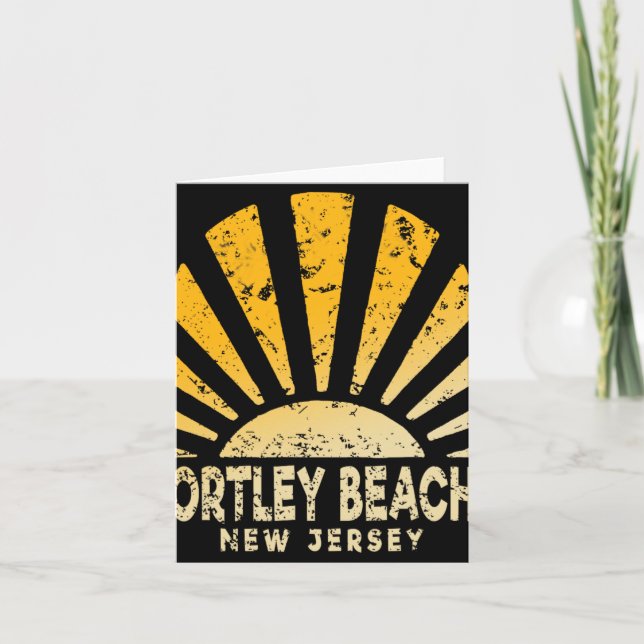 Cartão Ortley Beach Nj - Sunny Ortley Beach New Jersey  (Frente)