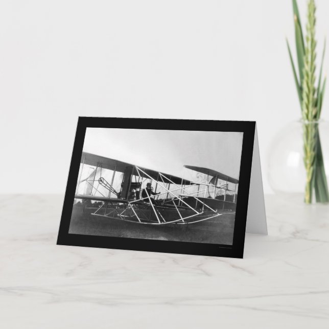 Cartão Orville Wright Airplane 1909 (Frente)
