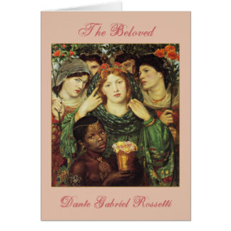 Cartão Os amados por Dante Raphael Rossetti
