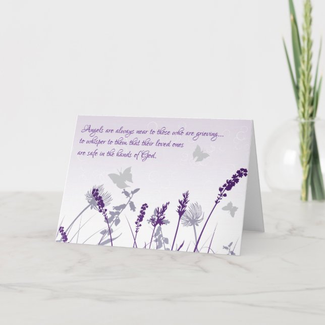 Cartão Os Anjos Estão Perto Dos Que Gritam A Simpatia (Frente)