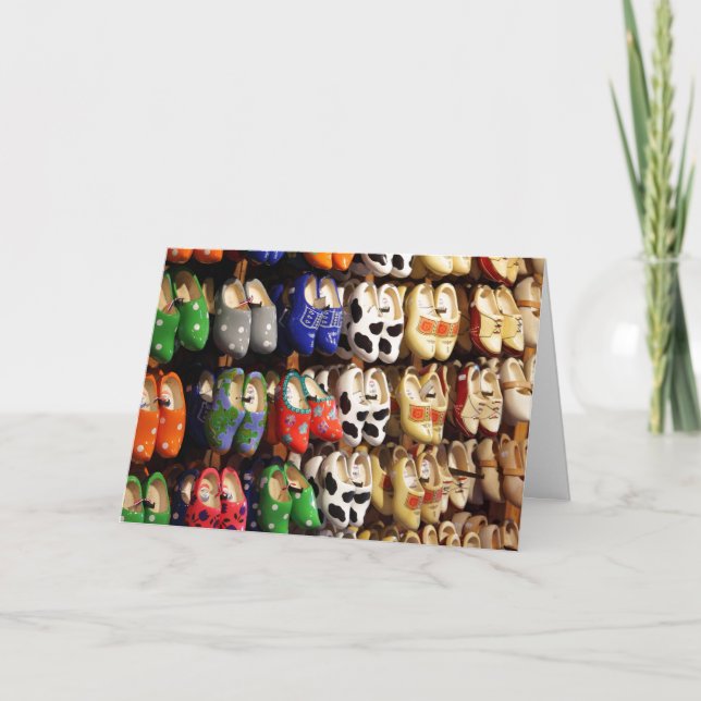 Cartão Os blogues holandeses da Holanda, (Frente)