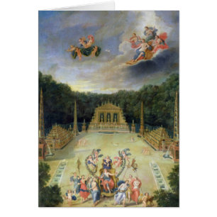 Cartão Os bosques de Versalhes. L'Arc de Triomphe