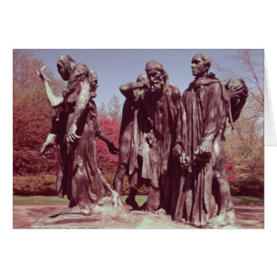 Cartão Os Burghers de Calais