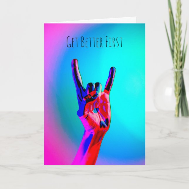 Cartão Os Cavalos do Diabo do Rock do Duro Heavy Metal Ro (Frente)