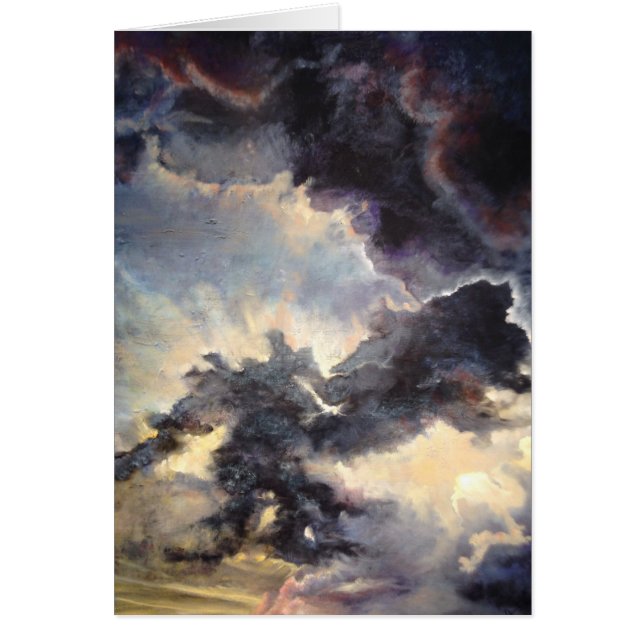 Cartão Os "céus abrem " (Frente)