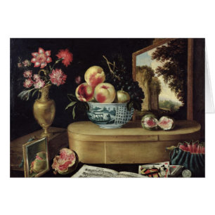 Cartão Os cinco sentidos, 1638