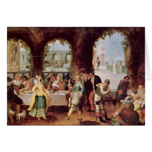 Cartão Os comediantes italianos