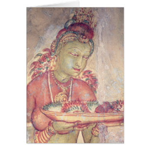 Cartão Os Damsels da nuvem, da fortaleza da rocha,