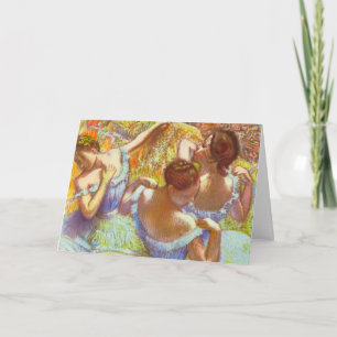 Cartão Os Dançarinos Azuis de Edgar Degas