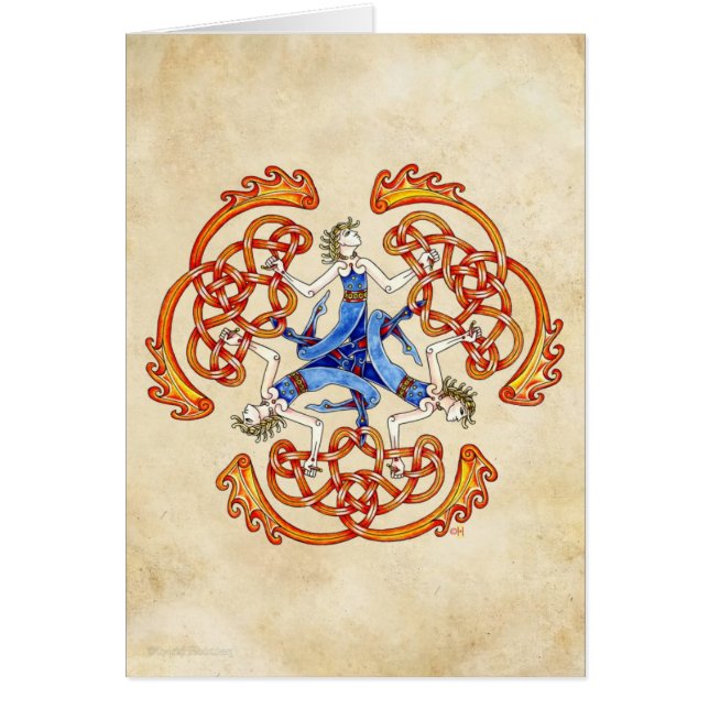 Cartão Os dançarinos de Tara (Frente)