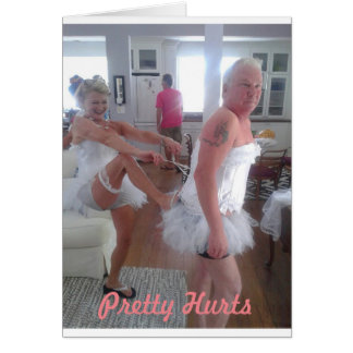 Cartão Os danos bonito