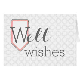 Cartão Os desejos do poço | obtêm ao poço logo | o papel