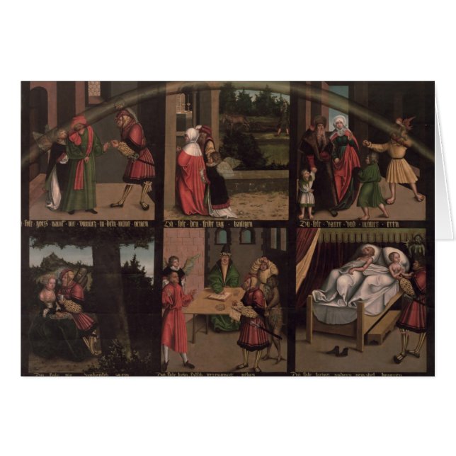 Cartão Os dez mandamentos (Frente Horizontal)