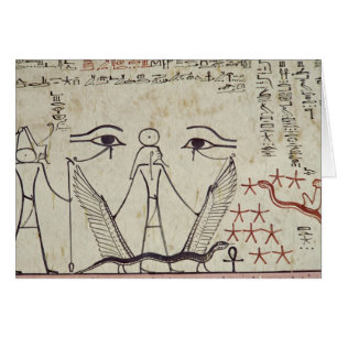 Cartão Os dois olhos mystical, do túmulo de