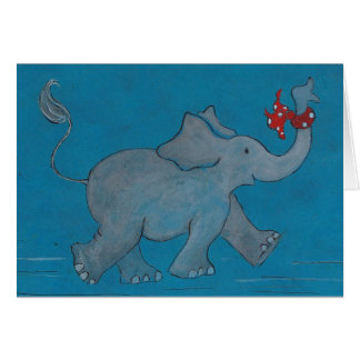 Cartão Os elefantes nunca esquecem