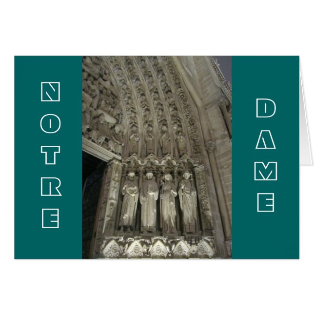 Cartão Os Estatutos da Notre Dame (Frente Horizontal)