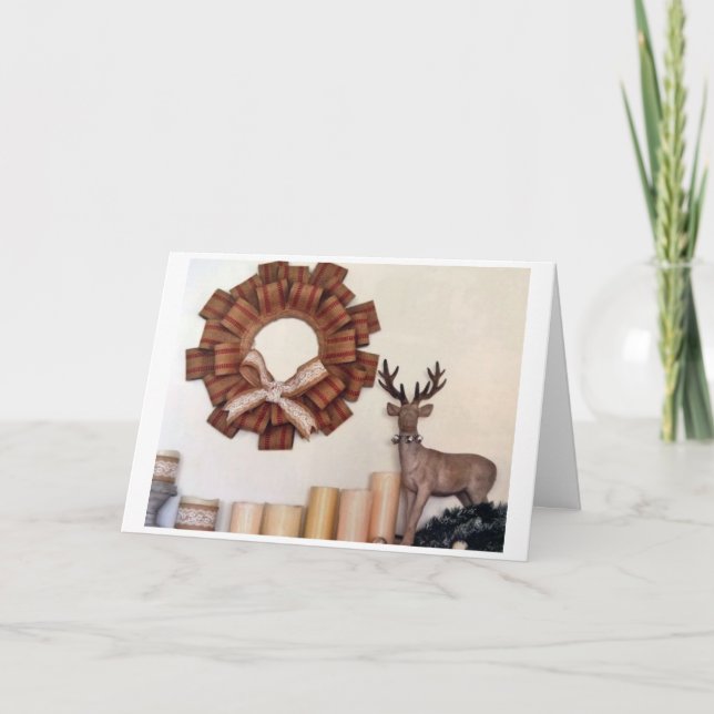 CARTÃO ***OS FERIADOS ESTÃO À VOLTA DO CANTO** FELIZES (Frente)