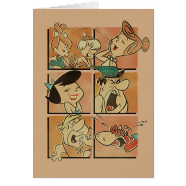 Cartão Os Flintstones | Flintstones & Rubbles Comic (Frente)