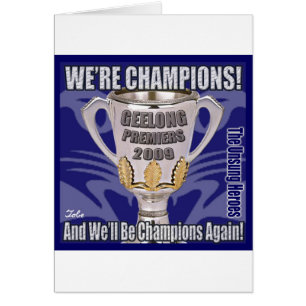 Cartão Os gatos - campeões 2009