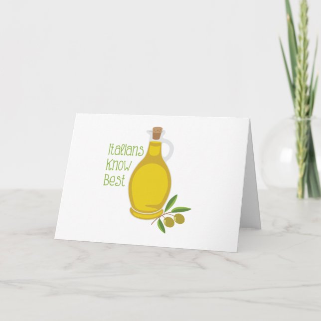Cartão Os italianos conhecem melhor (Frente)