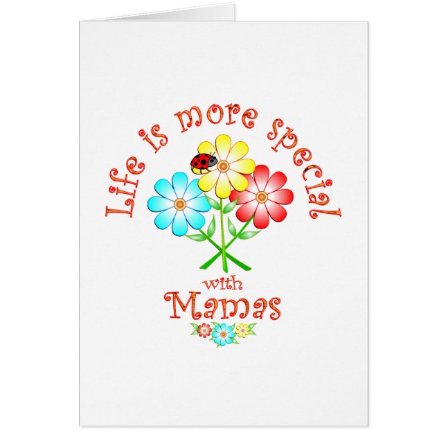 Cartão Os Mamas são especiais (Frente)