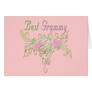 Cartão Os melhores corações de roda de Grammy