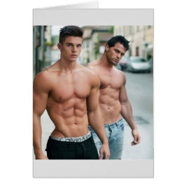 Cartão Os melhores Hunks no Planeta! Hora Da Igualdade!