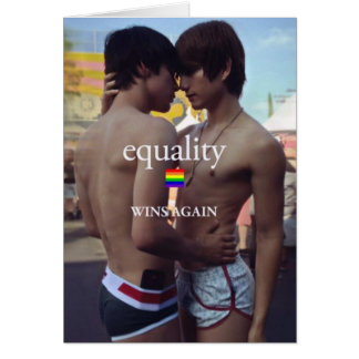Cartão Os melhores Hunks no Planeta! Hora Da Igualdade!