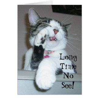 Cartão Os muitos tempos nenhuns consideram