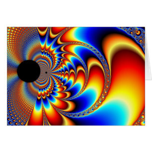 Cartão Os mundos colidem - Fractal