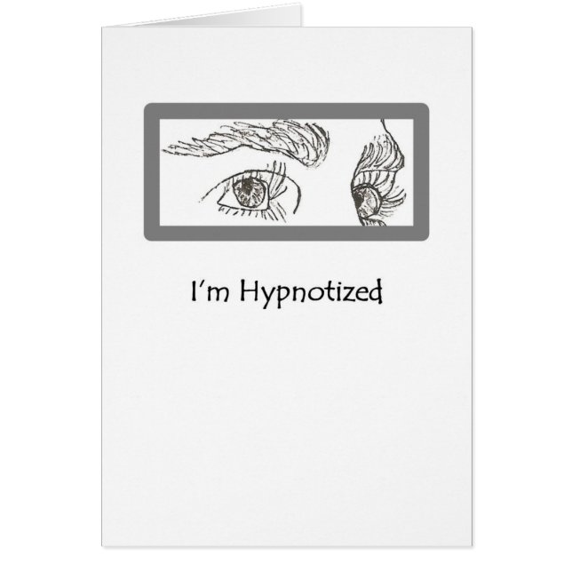 Cartão Os olhos dizem-no toda a coleção (Frente)