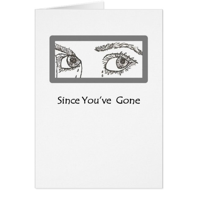 Cartão Os Olhos Dizem Que É Tudo Coleção (Frente)