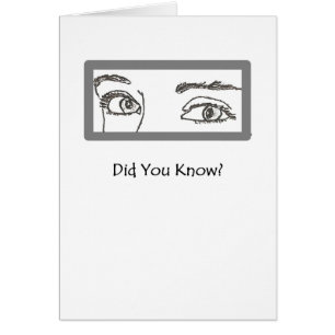 Cartão Os Olhos Dizem Que É Tudo Coleção