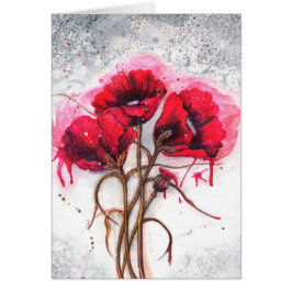 Cartão Os papagaios vermelhos da Lisa