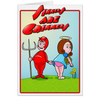 Cartão Os pecadores são Grinners