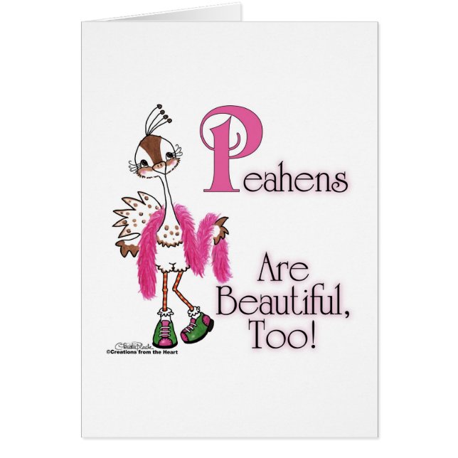 Cartão Os Pêssegos Também São Bonitos! (Frente)