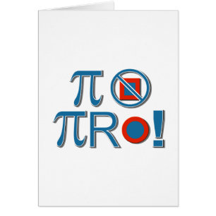 Cartão Os Pi não são quadrados!