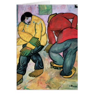 Cartão Os Polishers de assoalho, 1911